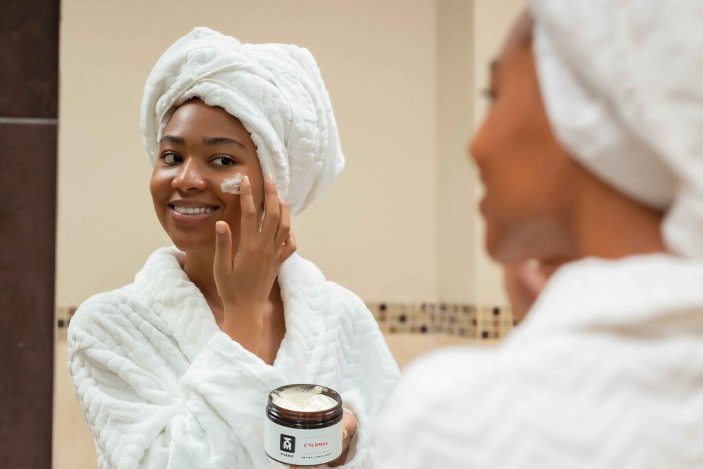 7 African Skin Care Ingredients That Transform Your Skin Naturally Raw shea butter used in African skin care for deep hydration
